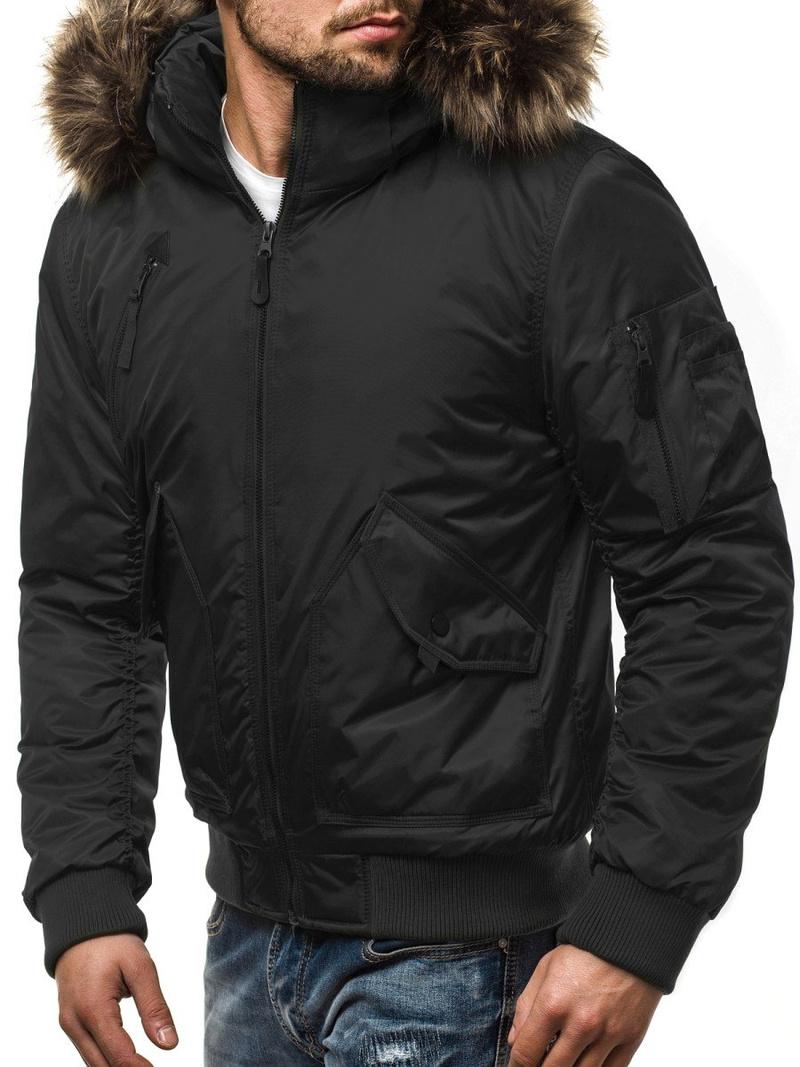 Chaqueta de hombre negra OZONEE O/99122