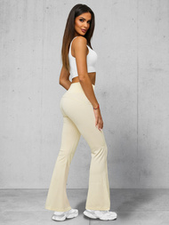 Leggings para mujer con piernas anchas crudo OZONEE JS/17K570/1