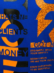 Camiseta sin mangas de hombre azul OZONEE JS/KS2077