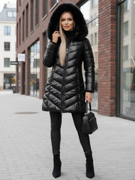 Chaqueta de mujer negro OZONEE JS/16M9100/392Z