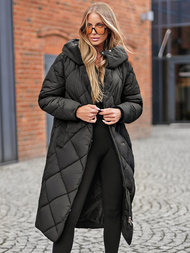 Chaqueta de mujer negra OZONEE JS/5M3173/392Z