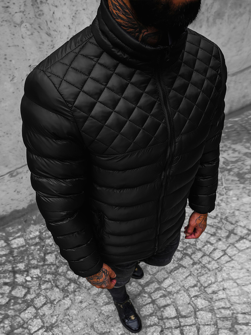 Chaqueta de hombre negra OZONEE O/515Z