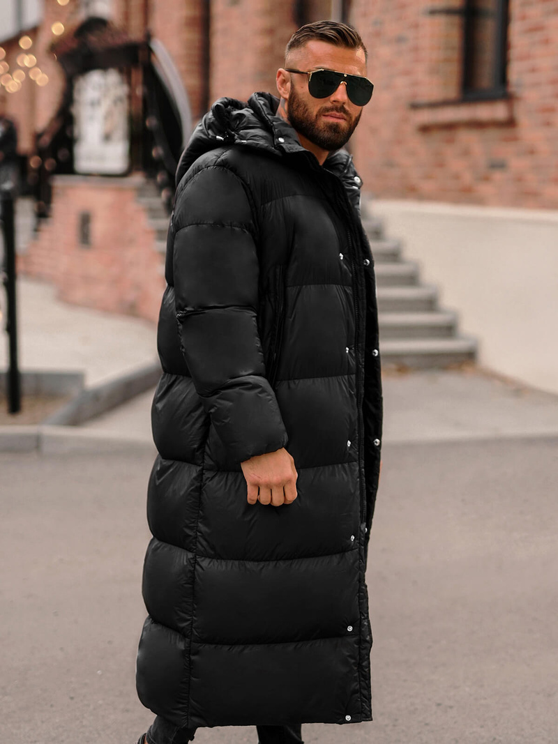 Chaqueta de hombre negra OZONEE O/M3202Z