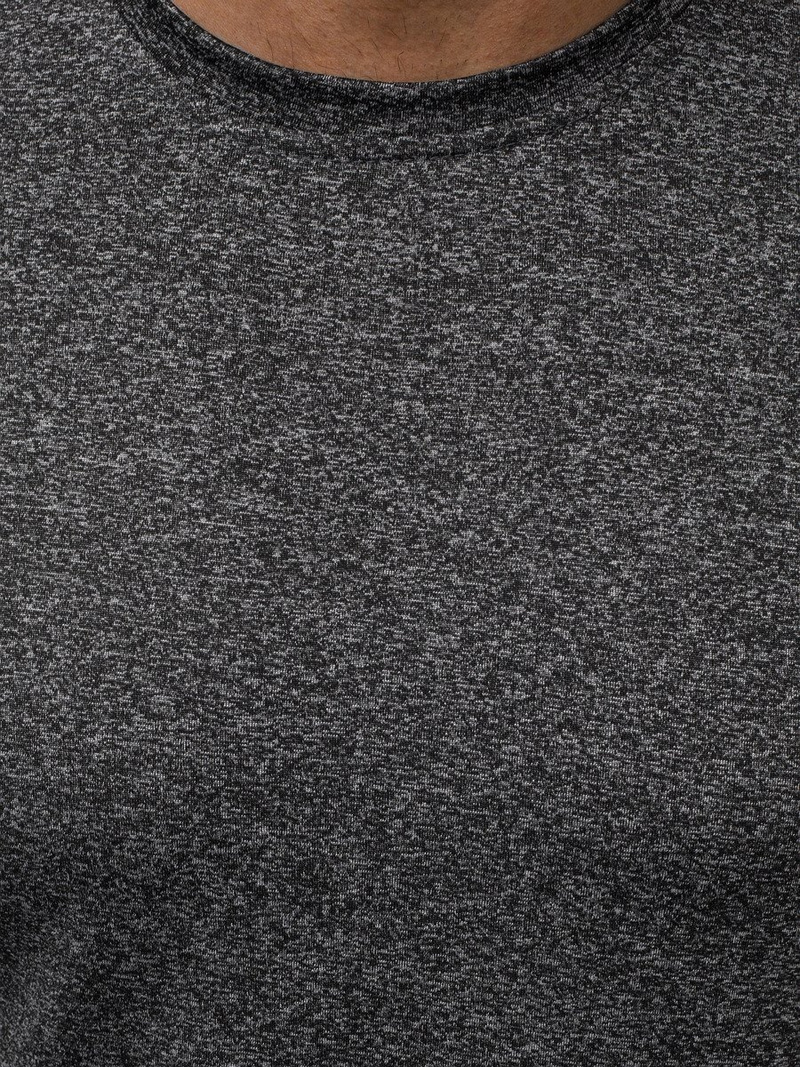 Camiseta de hombre grafito oscuro OZONEE JS/S01Z