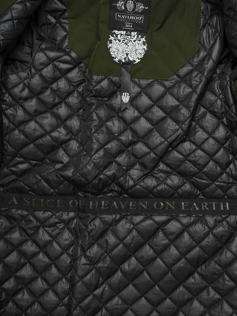 Chaqueta de mujer caqui OZONEE O/W377Z