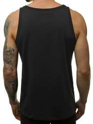 Camiseta sin mangas de hombre negra OZONEE JS/SS11037