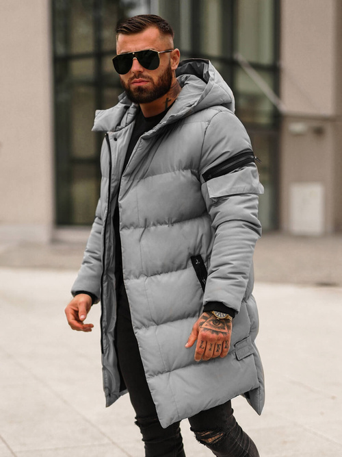 Chaqueta de hombre gris OZONEE O/M799Z