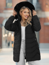 Chaqueta de mujer negra OZONEE JS/16M9121/392Z