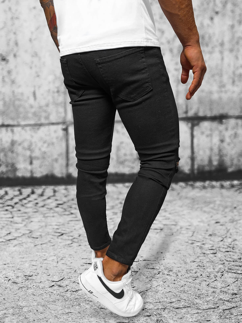 Vaqueros de hombre negras OZONEE E/5391/02