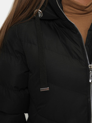 Chaqueta de mujer negra OZONEE JS/M736/392Z