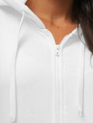 Sudadera de mujer blanca OZONEE JS/W03Z
