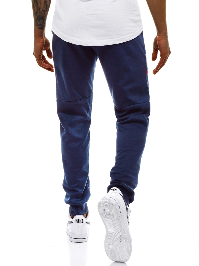 Pantalón de chándal de hombre azul marino OZONEE JS/JZ11025Z