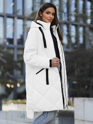 Chaqueta de mujer blanca OZONEE JS/5M3168/281