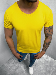Camiseta de hombre amarillo OZONEE JS/712007/33