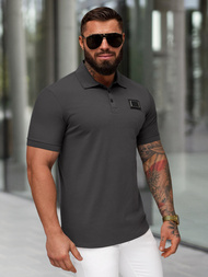 Polo de hombre grafito OZONEE NB/MT3124