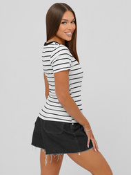 Camiseta de mujer blanco OZONEE JS/96T659/1