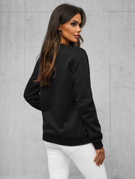Sudadera de mujer negra OZONEE JS/W01Z