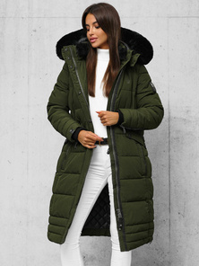 Chaqueta de mujer caqui OZONEE O/W377