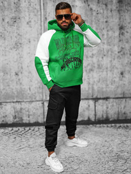 Sudadera de verde OZONEE O/SWE23037