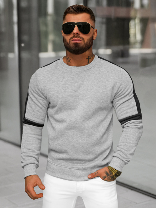 Sudadera de hombre siva OZONEE JS/8B1322/2