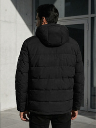 Chaqueta de hombre negra OZONEE JS/31M5077/392