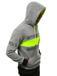 Sudadera de hombre gris OZONEE JS/DD20131