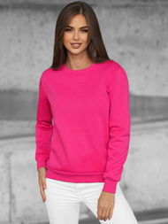 Sudadera de mujer rosa oscuro OZONEE JS/W01