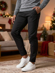 Pantalón chino de hombre negras OZONEE V/6545Z