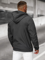 Chaqueta softshell para hombre grafito OZONEE JS/27B6523/5
