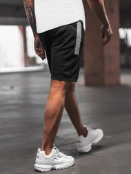 Pantalón corto de hombre negras OZONEE O/WW20013/1