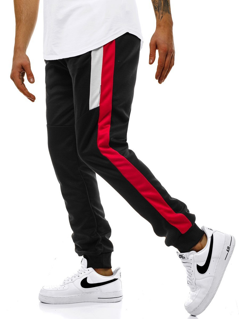 Pantalón de chándal de hombre negras OZONEE JS/JZ11023