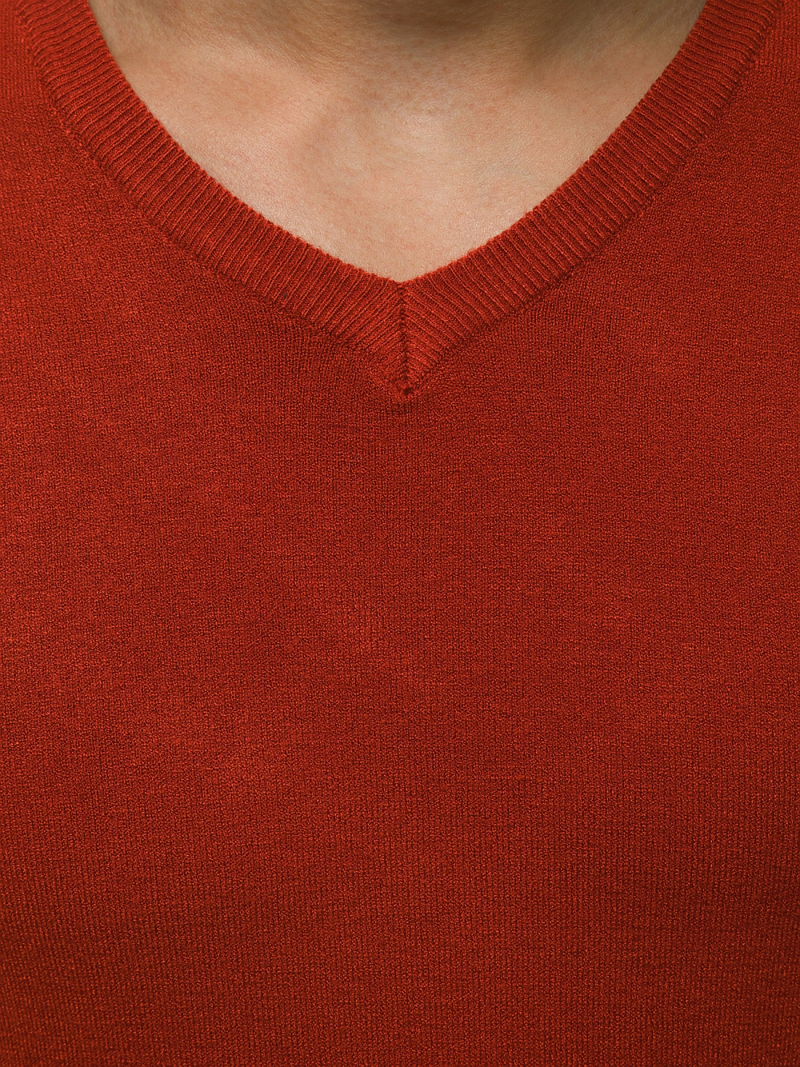 Jersey de hombre camel oscuro OZONEE TMK/YY03/10