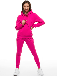 Pantalón de chándal para mujer rosa OZONEE JS/CK01