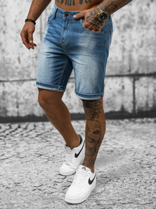 Pantalón corto de hombre azul OZONEE NB/MP0264BC