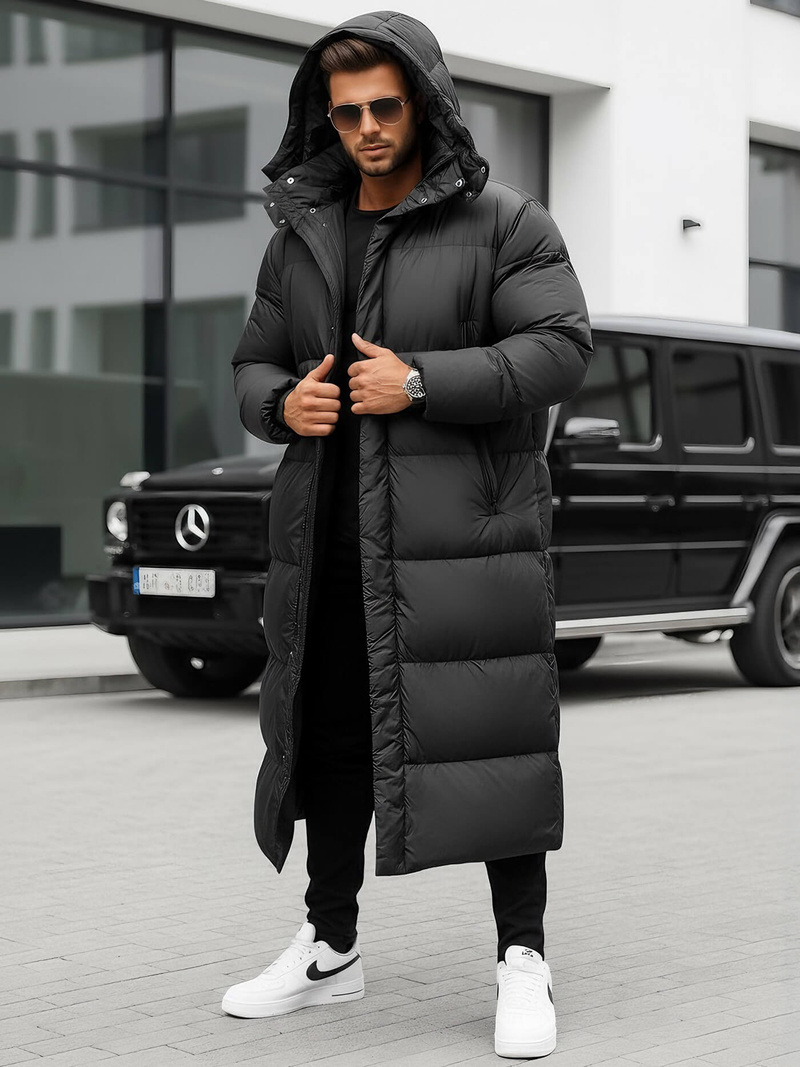 Chaqueta de hombre negra OZONEE O/M3202Z