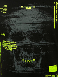 Camiseta sin mangas de hombre negro-amarilla OZONEE MACH/M1212