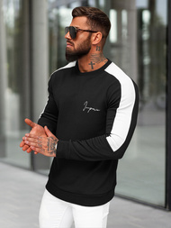 Sudadera de hombre negra OZONEE O/P2033Z