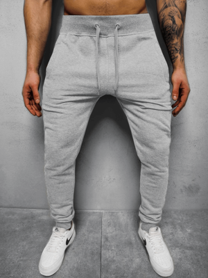 Pantalón de chándal de hombre gris OZONEE JS/XW01Z