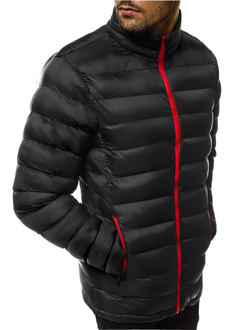 Chaqueta de hombre negra/2 OZONEE JB/JP1111