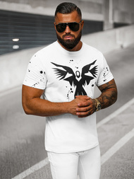 Camiseta de hombre blanca OZONEE O/T109/1Z