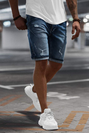 Pantalón corto de hombre azul OZONEE NB/MP0042BZ