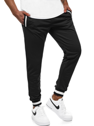 Pantalón de chándal de hombre negra OZONEE A/2134