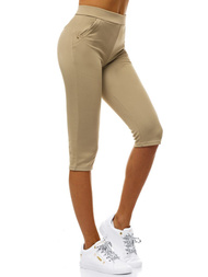 Leggings para mujer beige OZONEE JS/1027/C8