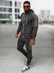 Chándal de hombre negro OZONEE O/FF5111AB