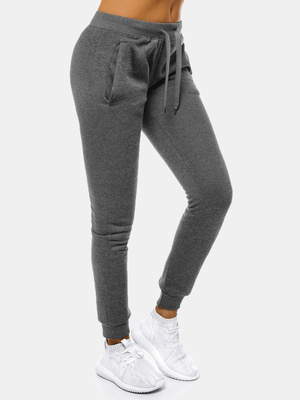 Pantalón de chándal para mujer grafito OZONEE JS/CK01