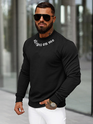 Sudadera de hombre negra OZONEE O/P2027Z