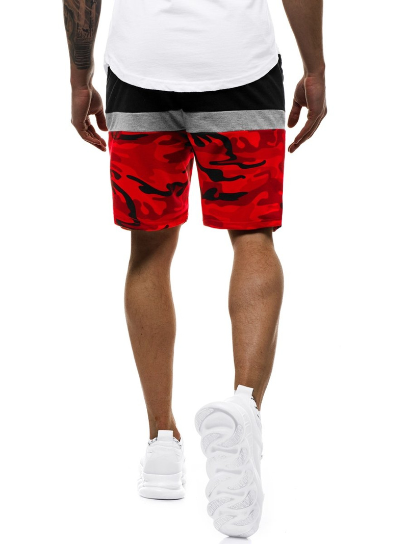 Pantalón corto de hombre rojo JS/KK300157