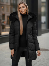 Chaqueta de mujer negra OZONEE JS/16M9099/392Z