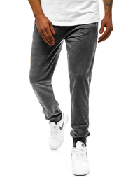 Pantalón de chándal de hombre gris oscuro JS/XW001S