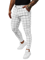 Pantalón chino de hombre blancos OZONEE O/P4009